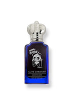 Clive Christian Strange Heavens Out of the Blue bottle with Domingo Zapata panda artwork