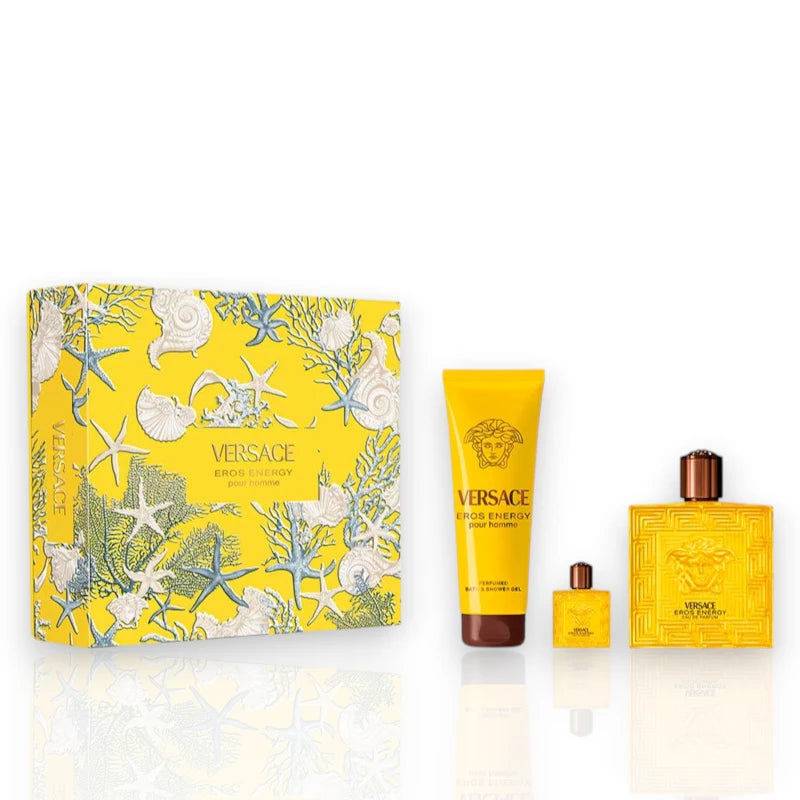 Versace Eros Energy Eau de Parfum 3-piece gift set box