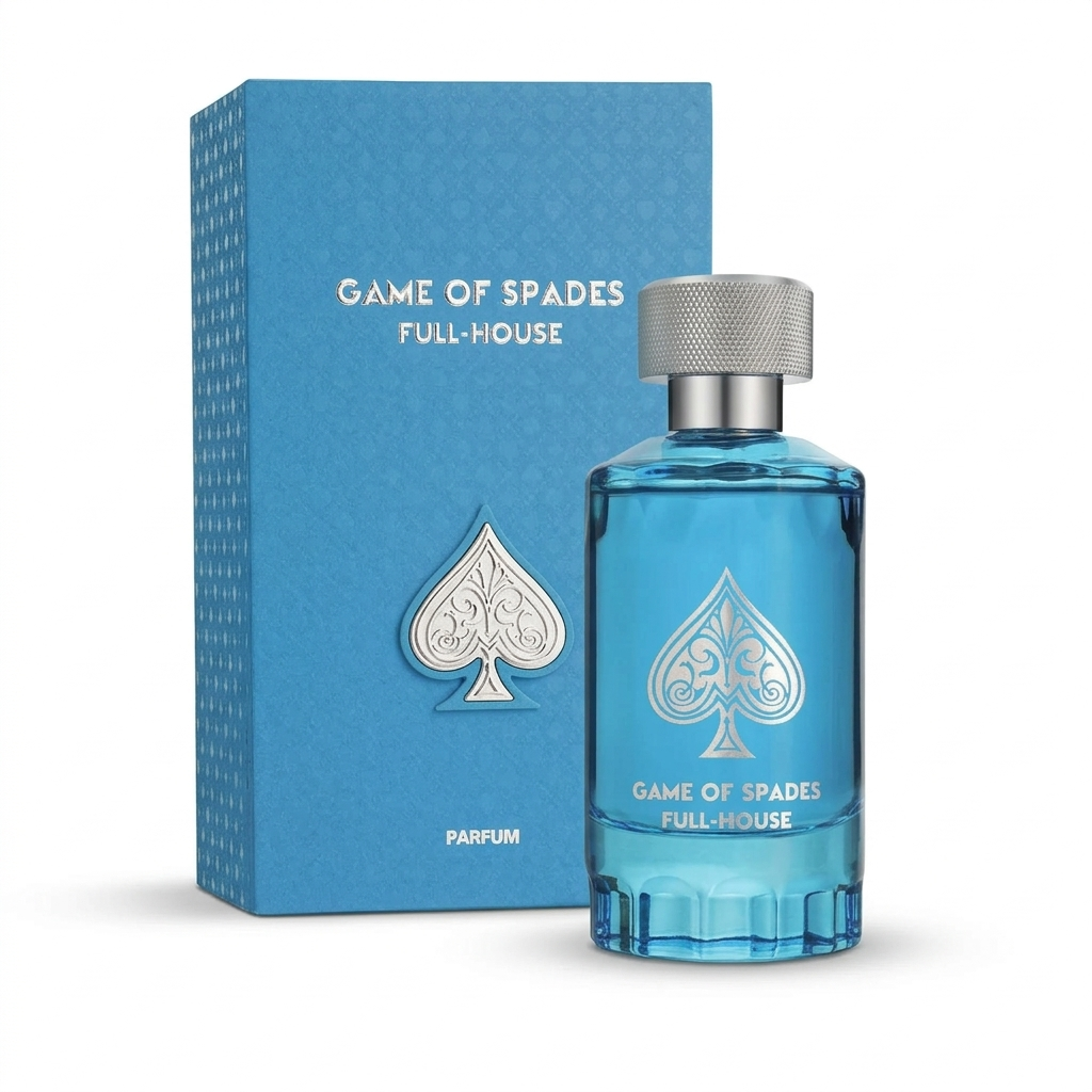 Jo Milano Paris Game of Spades Full House Eau de Parfum bottle and box